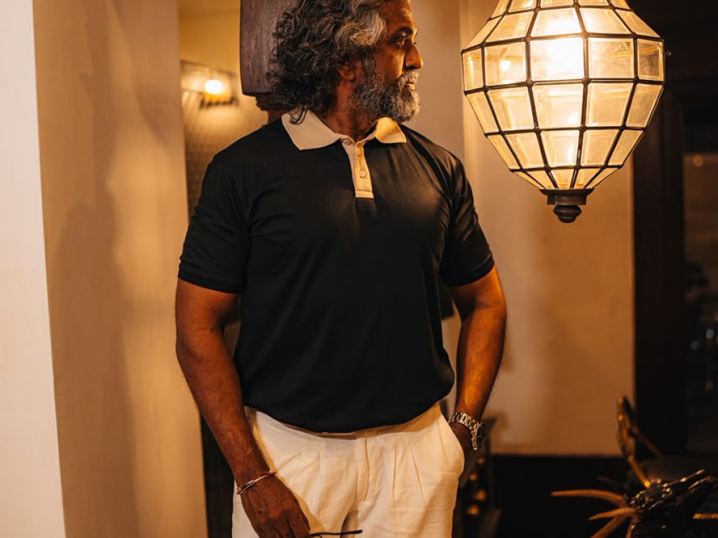 Tropez Dark Polo Cotton T-Shirt