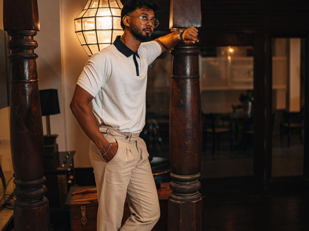  Cortina Navy & Crisp White Polo Cotton T-Shirt